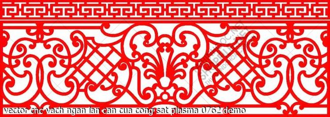 vector cnc vach ngan lan can cua cong sat plasma 0762